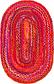 3' 3 x 5' Braided Chindi Oval Rug thumbnail