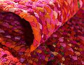 3' 3 x 3' 3 Braided Chindi Round Rug thumbnail
