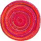 3' 3 x 3' 3 Braided Chindi Round Rug thumbnail