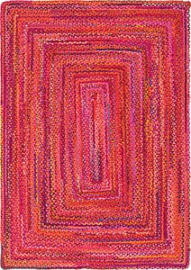 Unique Loom 6' x 9' Braided Chindi Rug