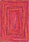 Unique Loom 6' x 9' Braided Chindi Rug thumbnail image 1