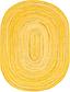 8' x 10' Braided Chindi Oval Rug thumbnail