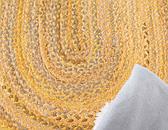 3' 3 x 5' Braided Chindi Oval Rug thumbnail