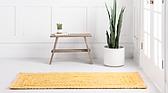 2' 6 x 6' Braided Chindi Runner Rug thumbnail