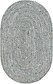 Unique Loom 5' x 8' Braided Chindi Oval Rug thumbnail image 1