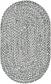 3' 3 x 5' Braided Chindi Oval Rug thumbnail
