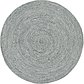 Unique Loom 8' x 8' Braided Chindi Round Rug thumbnail image 1