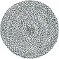 Unique Loom 3' 3 x 3' 3 Braided Chindi Round Rug thumbnail image 1