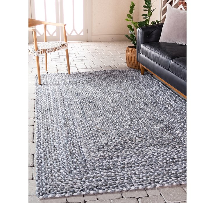 8' x 10' Braided Chindi Rug