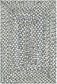 2' x 3' Braided Chindi Rug thumbnail image 1