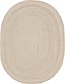 8' x 10' Braided Chindi Oval Rug thumbnail image 9