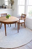 5' x 8' Braided Chindi Oval Rug thumbnail