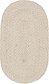 Unique Loom 3' 3 x 5' Braided Chindi Oval Rug thumbnail image 9
