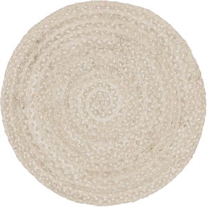 Unique Loom 3' 3 x 3' 3 Braided Chindi Round Rug