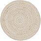 3' 3 x 3' 3 Braided Chindi Round Rug thumbnail image 1