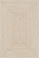Unique Loom 6' x 9' Braided Chindi Rug thumbnail image 1