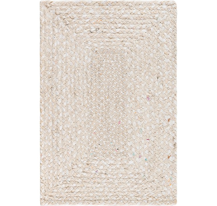 2' x 3' Braided Chindi Rug