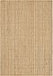 Unique Loom 4' x 6' Braided Jute Rug thumbnail image 9
