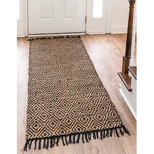 Unique Loom 2' 6 x 6' Braided Jute Runner Rug