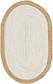3' 3 x 5' Braided Jute Oval Rug thumbnail