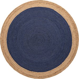 Unique Loom 8' x 8' Braided Jute Round Rug