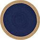 245cm x 245cm Braided Jute Round Rug thumbnail image 1