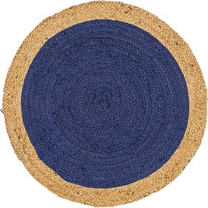 Unique Loom 3' 3 x 3' 3 Braided Jute Round Rug