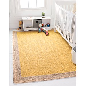 Unique Loom 6' x 9' Braided Jute Rug