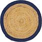 100cm x 100cm Braided Jute Round Rug thumbnail image 9