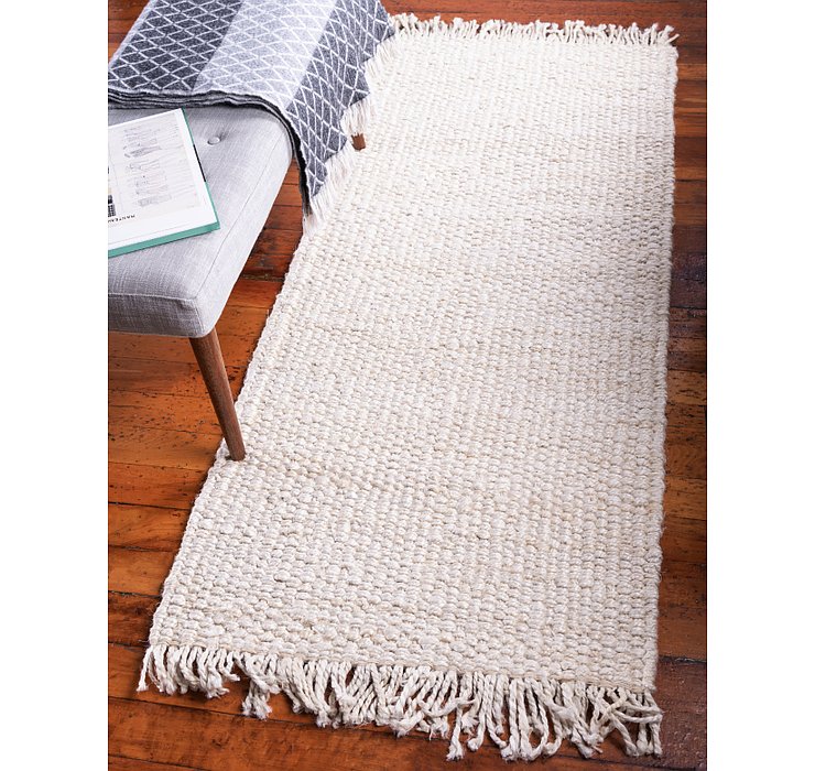 2' 6 x 6' Chunky Jute Runner Rug