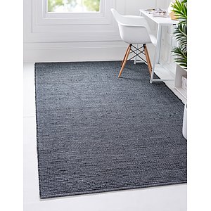 Unique Loom 4' x 6' Metallic Jute Rug