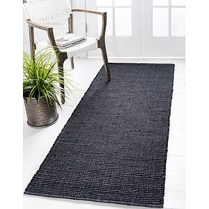 2' 6 x 6' Metallic Jute Runner Rug