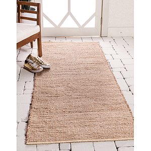 2' 6 x 6' Metallic Jute Runner Rug
