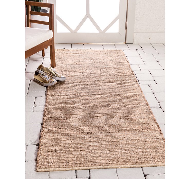 2' 6 x 6' Metallic Jute Runner Rug