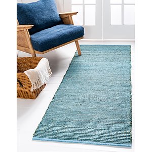 2' 6 x 6' Metallic Jute Runner Rug