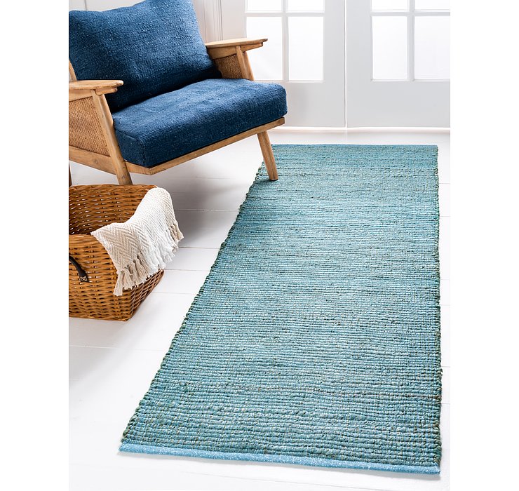 2' 6 x 6' Gilded Jute Runner Rug