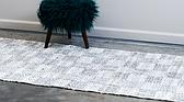 Unique Loom 2' 6 x 6' Chindi Cotton Runner Rug thumbnail image 2