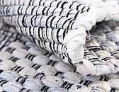 Unique Loom 2' 6 x 6' Chindi Cotton Runner Rug thumbnail image 6