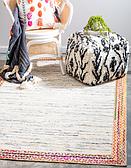 5' x 8' Chindi Jute Rug thumbnail