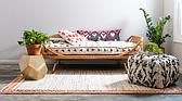 5' x 8' Chindi Jute Rug thumbnail