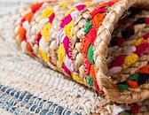 5' x 8' Chindi Jute Rug thumbnail