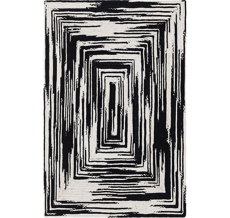 183cm x 275cm Braided Chindi Rug