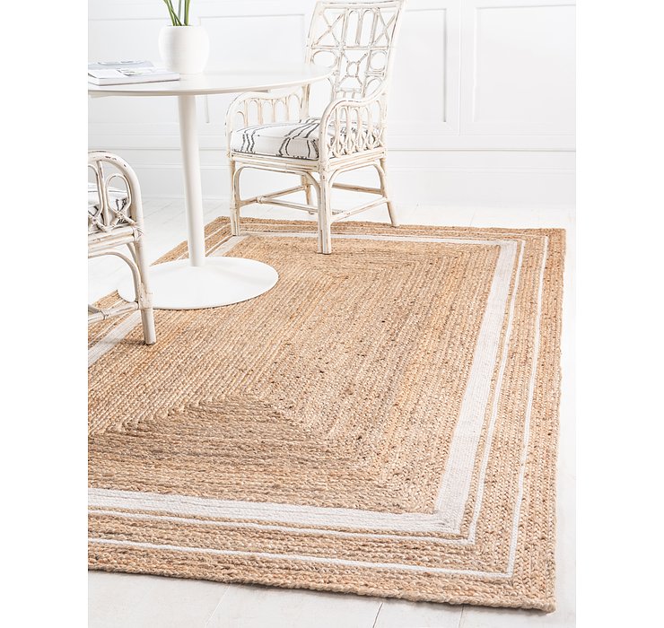 8' x 10' Braided Jute Rug