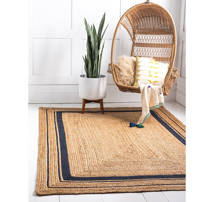 8' x 10' Braided Jute Rug