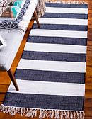 2' 6 x 6' Chindi Rag Runner Rug thumbnail image 1