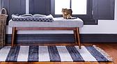 2' 6 x 6' Chindi Rag Runner Rug thumbnail image 3