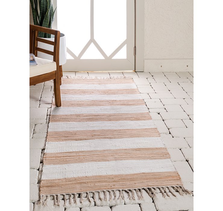 2' 6 x 6' Chindi Rag Runner Rug