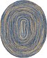 Unique Loom 8' x 10' Braided Chindi Oval Rug thumbnail image 17