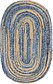 Unique Loom 3' 3 x 5' Braided Chindi Oval Rug thumbnail image 17