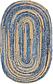 3' 3 x 5' Braided Chindi Oval Rug thumbnail